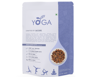 Soy-free high-protein choco-oats  pack for a healthy breakfast