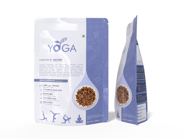 Soy-free high-protein choco-oats combo pack for a healthy breakfast