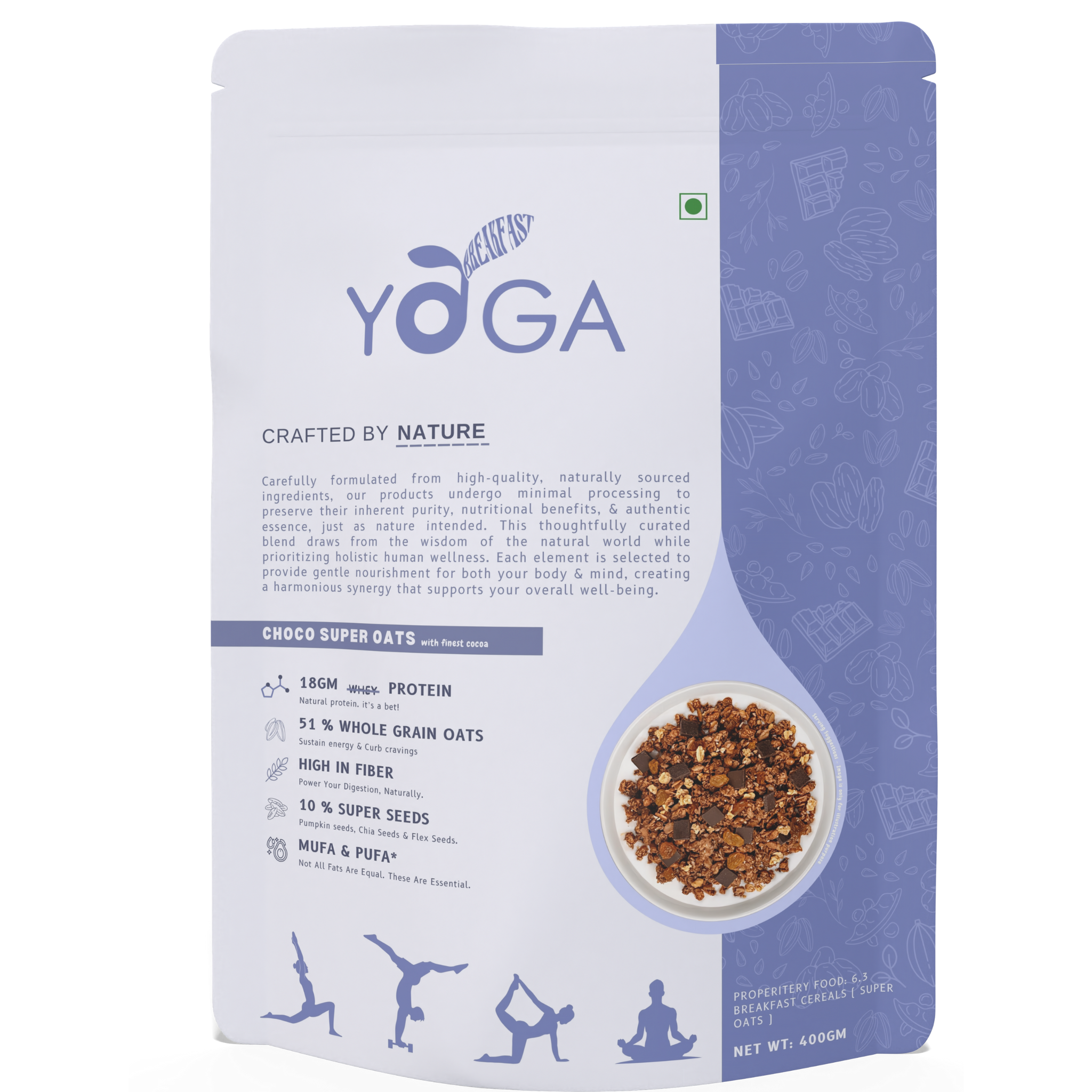 Chocolate High-Protein Oats | No Soy, No Whey – Pure Nutrition