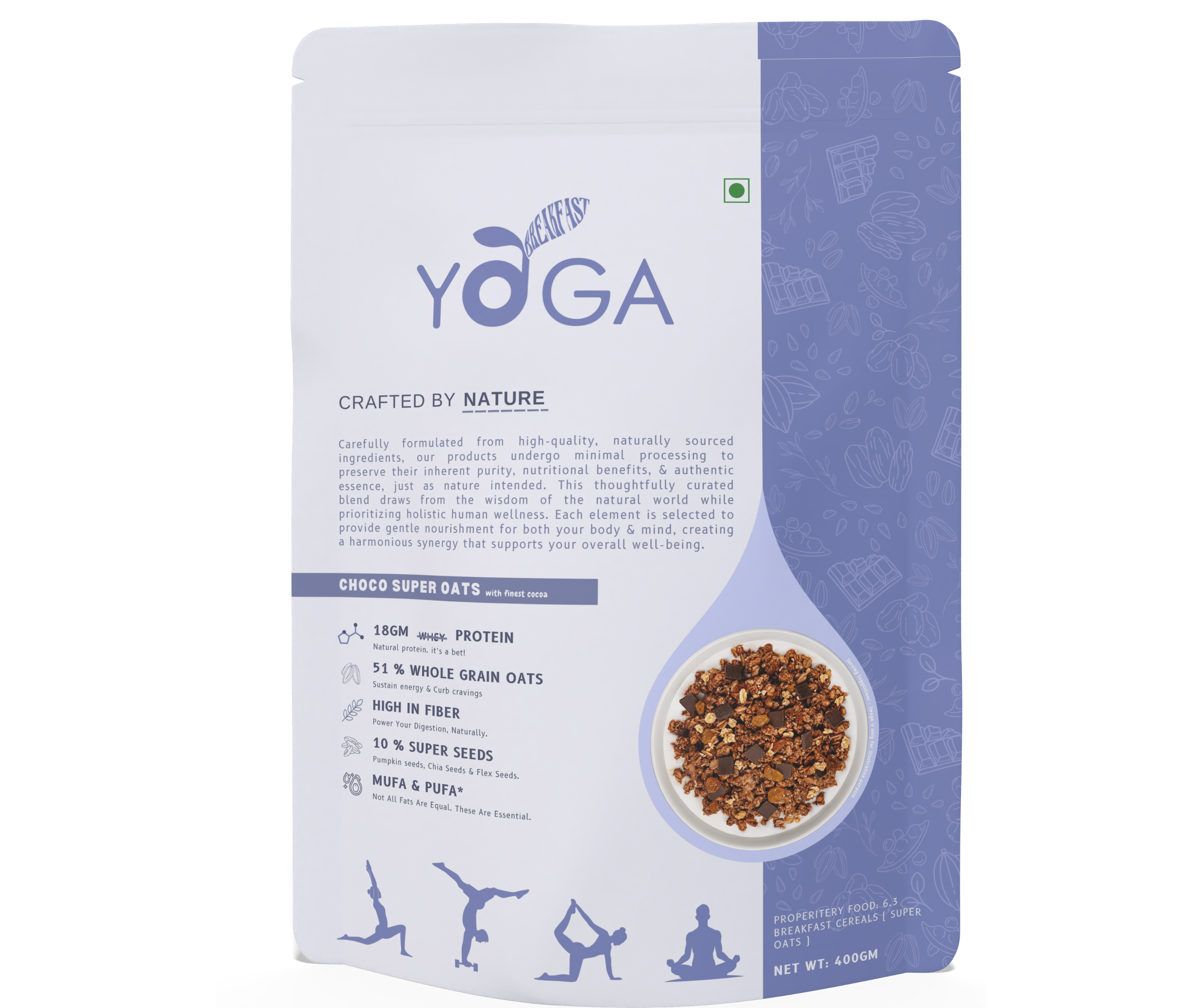 Chocolate High-Protein Oats | No Soy, No Whey – Pure Nutrition