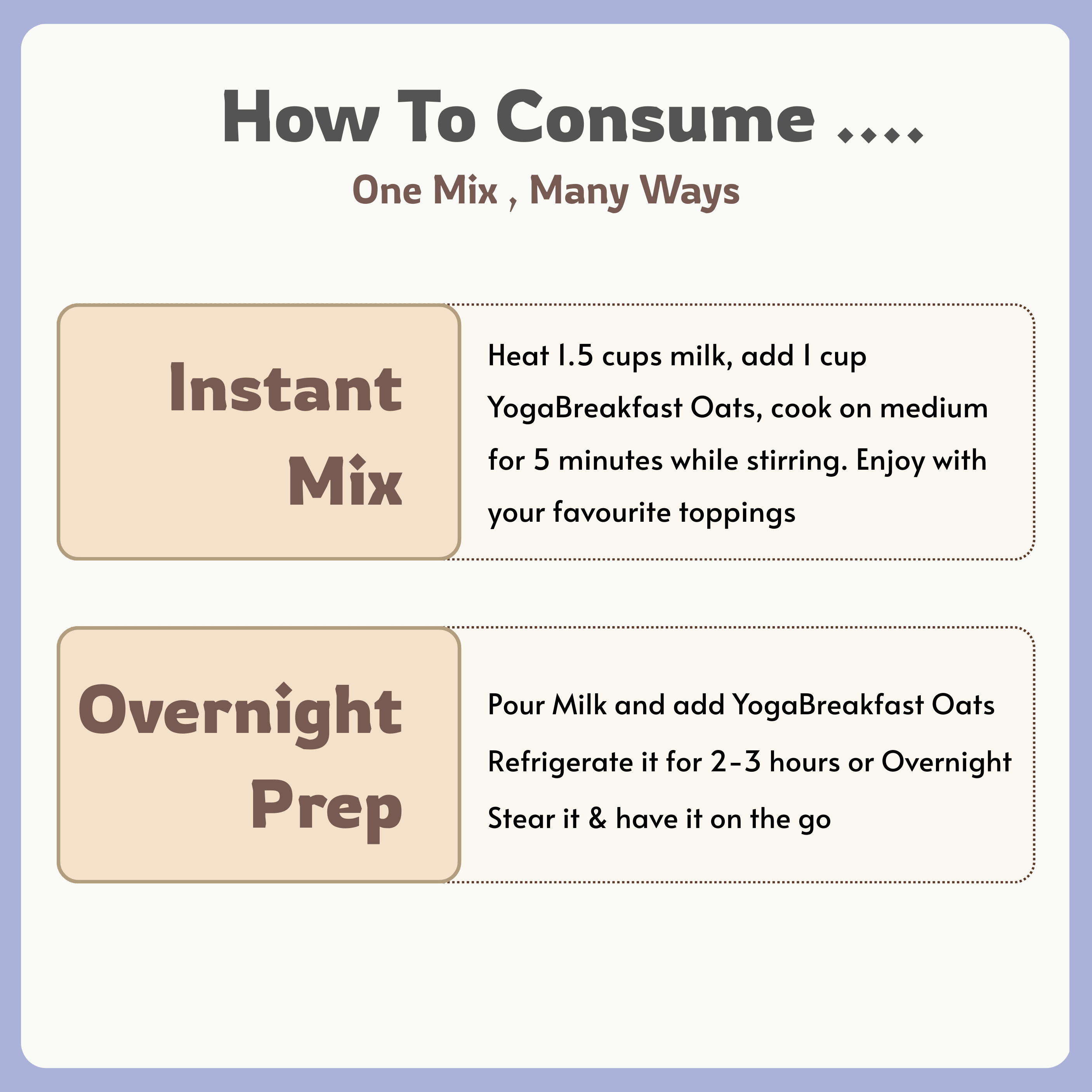 Chocolate Super Oats    | No Soy, No Whey